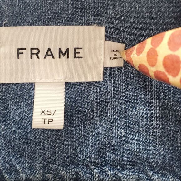 Frame Arie Denim Jumpsuit Size X Small Tall Petite - Picture 4 of 14